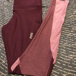 Pink yoga leggings
